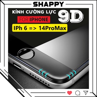 Kính Cường Lực IPhone 9D Full Bóng 6/6Plus/7/8/7Plus/8Plus/X/XR/XsMax/11/12/13/ProMax [Shappy Shop]
