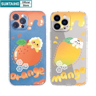 Suntaiho Ốp lưng iphone mềm in hình trái cây xinh xắn thích hợp cho iPhone 11 Pro Max 12 13 14 Pro XR XS Max