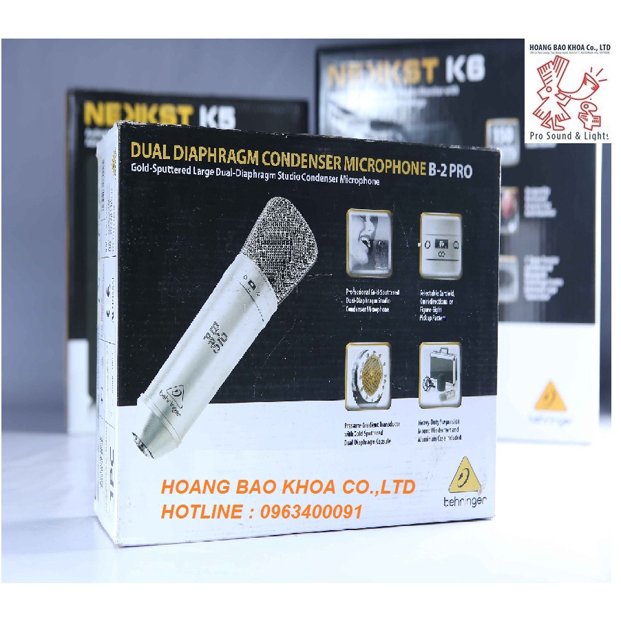 B-2 PRO Microphone Thu Âm Behringer