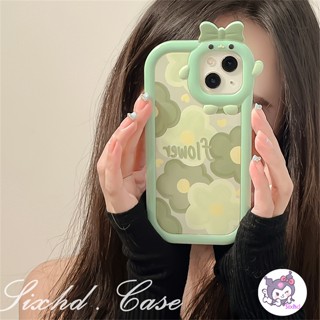 Compatible For Samsung A03 A03s A14 A13 A12 A22 A23 A33 A04s A04E A50 A50s A30s A32 A53 A54 A51 A52 A71 A72 A21s A30 A20 A31 A11 A02s M22 M32 sixhd Ốp Điện Thoại TPU Mềm Chống Rơi Họa Tiết Hoa Màu Xanh Lá Cho