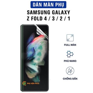 Dán màn hình ngoài Samsung Z fold 2 / Samsung Z Fold 3 / 4 full màn trong suốt - Dán màn hình Samsung Galaxy Z fold 4