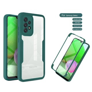 Ốp Điện Thoại Acrylic Bảo Vệ Toàn Diện Chống Sốc Cho Samsung Galaxy S23 S22 S21 FE A02 A21s Plus Ultra