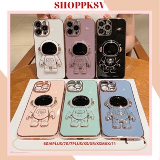 Ốp lưng iphone phi hành gia 6d kèm chống lưng 6/6plus/7/7plus/8/8plus/xs/xr/xsmax