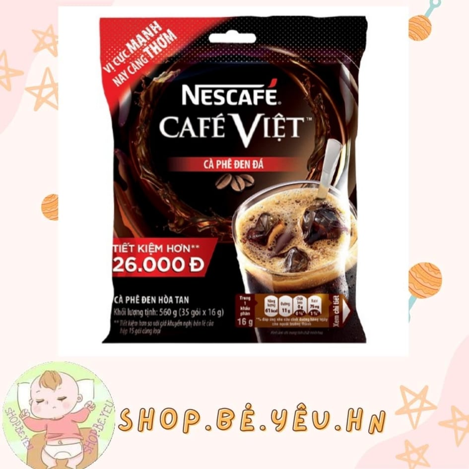 NESCAFE Café Việt Cà phê Đen Đá