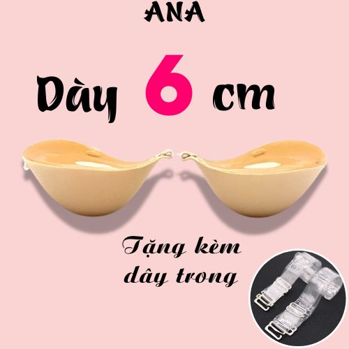 Áo dán nâng ngực, áo ngực dán dày 6cm tạo khe quyến rủ Yuki Store P41