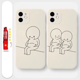 Ốp lưng iphone viền vuông 7+/8 plus, X, XSMAX, 11, 12, 13, 14 PROMAX BỤNG MỠ đáng yêu