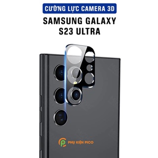 Dán camera Samsung S23 Ultra thấu kính nổi 3D - Cường lực camera Samsung Galaxy S23 Ultra độ cứng 9H trong suốt