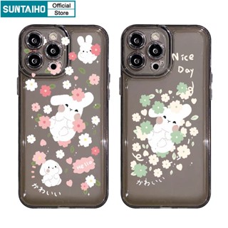 Suntaiho Ốp lưng iphone Ốp điện thoại  họa tiết cún/ thỏ thích hợp cho iPhone 11 Pro Max 13 12 11 14 Pro X XS XR XSMAX 7 Plus 8 Plus