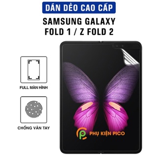 Dán màn hình chính Samsung Fold / Z Fold 2 dẻo vân mờ chống bám vân tay PPF cao cấp - Dán dẻo Samsung Galaxy Fold