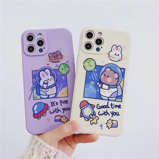 Ốp điện thoại mềm hình thỏ cho OPPO A53 A32 A9 A5 A31 2020 A5S A12 A12E A3S REALME C1