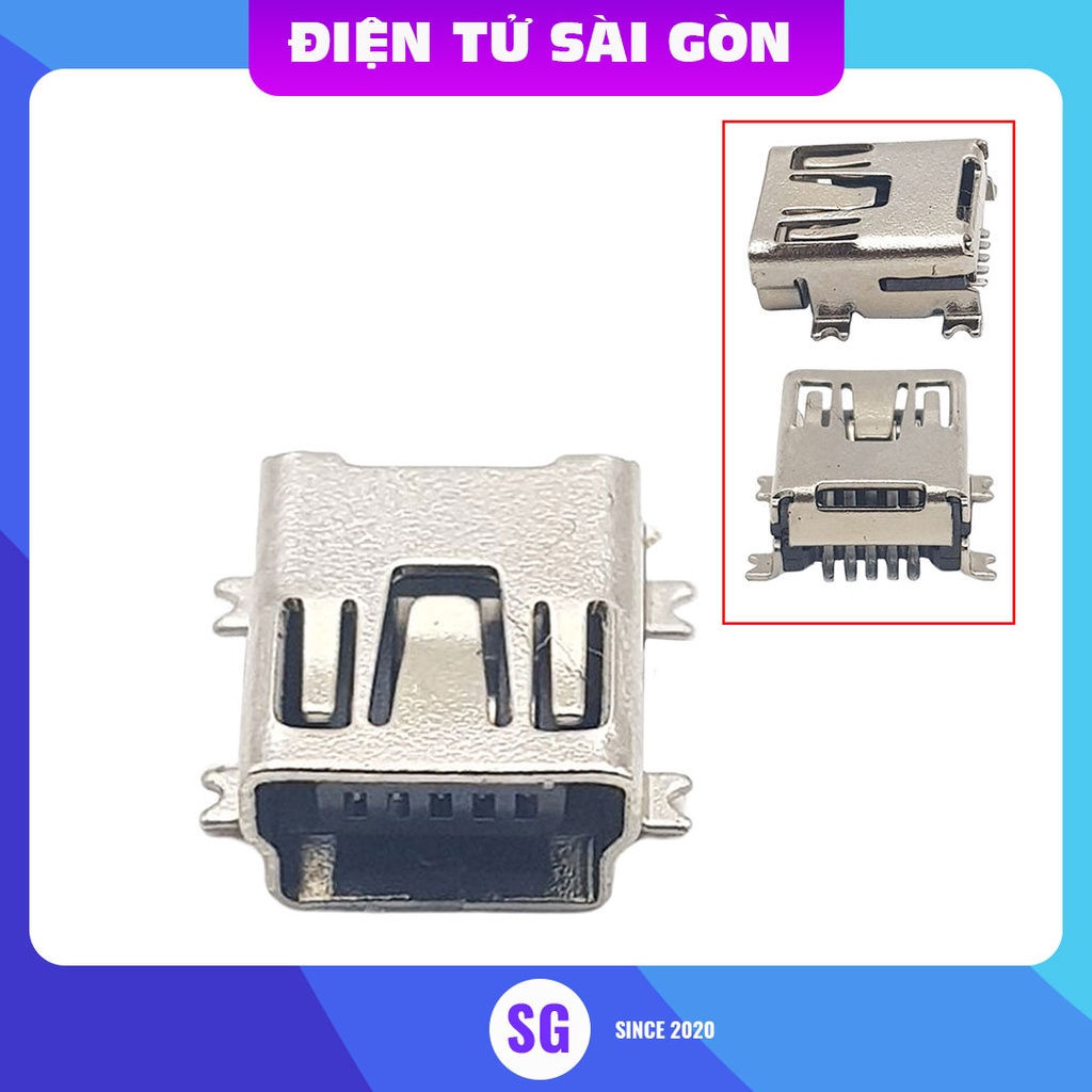 Cổng Mini USB 5P SMD