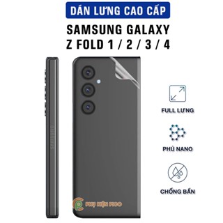 Dán lưng Samsung Fold và dán bản lề PPF dẻo trong suốt - Dán lưng Samsung Galaxy Z Fold 2 / Z Fold 3 / Z Fold 4