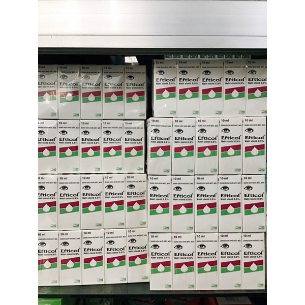 Dung dịch nhỏ mắt mũi EFTICOL (1 lốc 10chai)