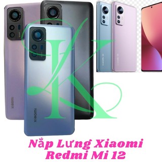 Nắp lưng Xiaomi Mi 12 kèm kính camera