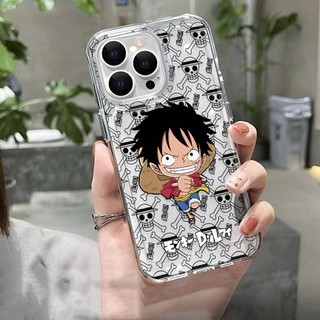 Ốp Điện Thoại Trong Suốt In Hình Khỉ Cho iphone 14promax 13 12 11 7Plus 7 8 X XR XSMax Ốp Điện Thoại Họa Tiết Luffy Dễ Thương Cho Iphone