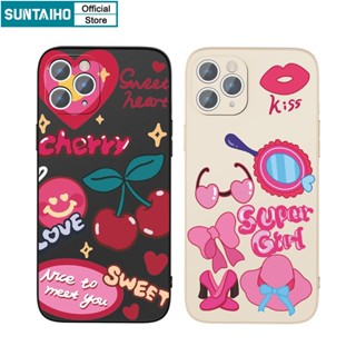 Suntaiho Ốp lưng iphone họa tiết Graffiti thích hợp cho iPhone 7 8 iPhone 11 Pro Max 12 13 14 Plus X XS Xr