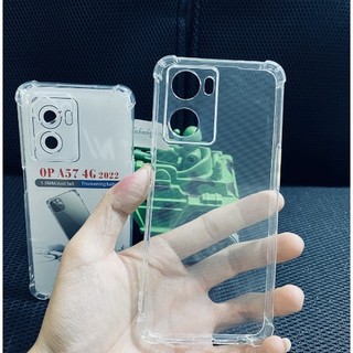 free Ốp Lưng Oppo A57 4G / A77 4G / A77s 4G 2022 Dẻo Trong Suốt Chống Sốc Có Gù Bảo Vệ 4 Gốc