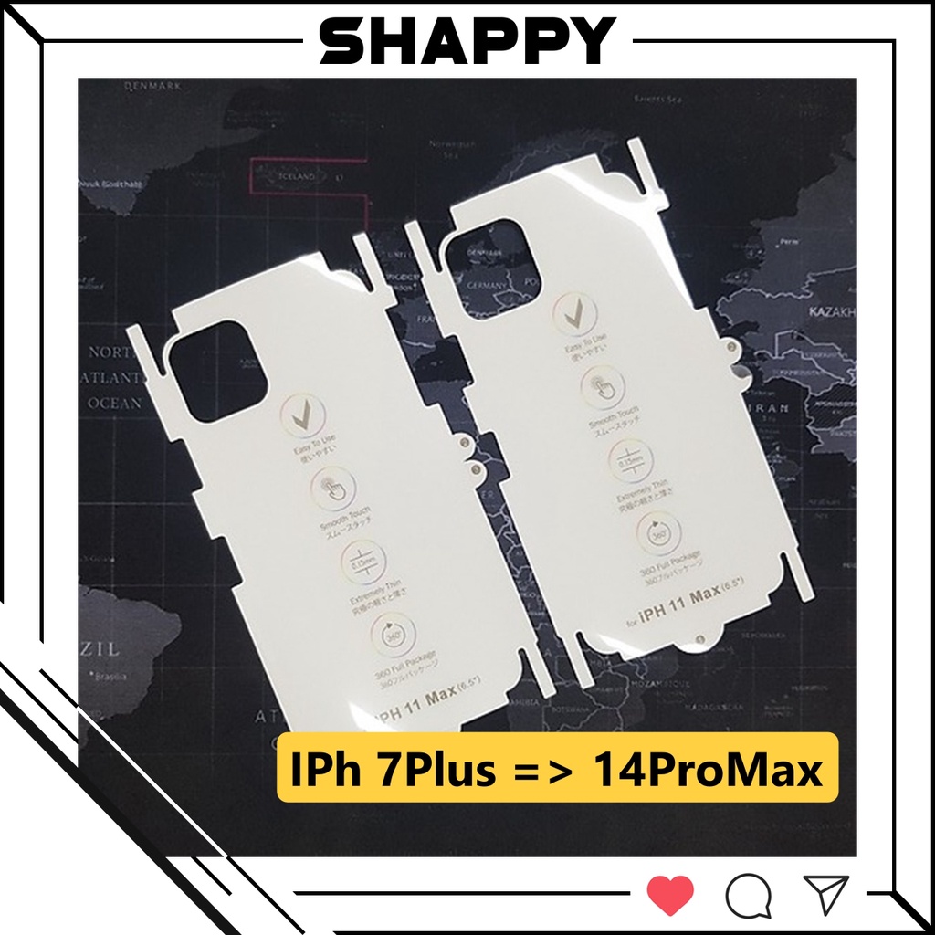 Miếng Dán PPF IPhone Full Dòng - Dán PPF IPhone - PPF [Shappy Shop]