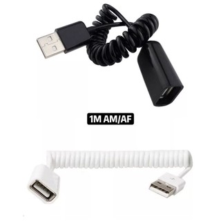 Dây Cáp Lò Xo Mở Rộng USB 2.0 Linh Hoạt Tiện Dụng