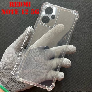 Ốp Lưng Xiaomi Redmi Note 12 5G (China) Dẻo Trong Chống Va Đập Có Gù Bảo Vệ 4 Gốc Silicon Cao Cấp