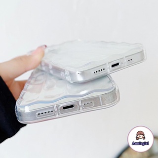 Ốp Điện Thoại TPU Mềm Chống Sốc Họa Tiết Gợn Sóng Nước Hợp Thời Trang Cho IPhone 14 13 12 11 Pro Max 14 Pro Max