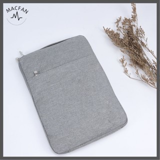 Túi Đựng Ipad 2 Ngăn, Vải Agni Cloth Chống Thấm Nước - Mặt Trong Lót Bông Êm Ái, Chống Trầy Xước