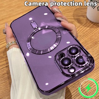 Ốp Điện Thoại iPhone 14 13 12 11 Pro max 14 plus case ốp lưng điện thoại iphone 14 13 12 11 promax Mềm Từ Tính Chống Sốc Toàn Diện Cho ip 14 plus 13 12 11 pro max