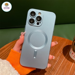 Ốp Điện Thoại Silicon TPU Mềm Chống Sốc Có Đế Sạc Nam Châm Cho IPhone 14 13 12 Pro Max 11 14 Pro