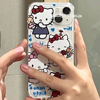 Xiaohongshu Butterfly Hello Kitty Apple 14/13promax All-Inclusive 78plus Phone Case 11 Apple 12 Female XR/Xs RlyO