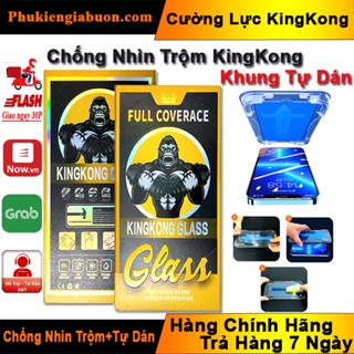 Kính Cường Lực iphone Tự Dán KINGKONG Chống Nhìn Trộm7P/8P/X/Xsmax/11/11/Pro/Promax/...14/Pro/Promax