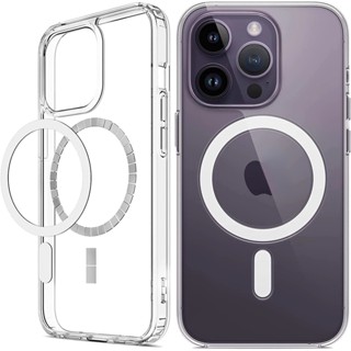 Ốp lưng iphone 14 Pro Max trong suốt từ tính Magnetic Case Chống Sốc Cao Cấp Cho for IPhone 13 Pro Max 12 Pro Max 11 11 Pro Max 12mini