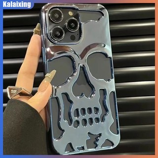 Ốp Điện Thoại Cứng Khoét Rỗng Mạ Cho iPhone 14 Pro Max 14 Plus 13 Pro Max 12 Pro Max