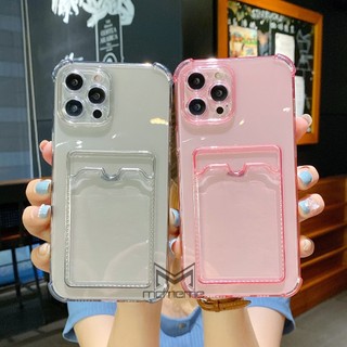 Ốp Điện Thoại Tpu Dẻo Màu Trơn Thời Trang Chống Rơi Kèm Ngăn Đựng Thẻ Cho Samsung Galaxy A54 A34 A14 A13 A03 A03s A23 A53 A73 A33 A02 A02s A12 A32 A52 A52s A72 A51 A50 A50s A30s A51 A21s A30