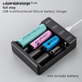 Bộ Sạc Nhanh 4 Cổng 4.2V Lithium 18650 / 14500