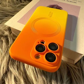 【Orange+Yellow color】Ôp Điện Thoại Silicon Dẻo Màu gradient Thời Trang Cho compatible for iphone 14 pro max 13 pro max 12 pro max 11 pro max case
