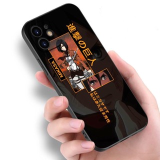 Ốp lưng iphone cạnh vuông truyện tranh MIKASA ốp dẻo ip 6/6plus/7/7plus/8/8plus/x/xr/xs/11/12/13/14pro/max/promax mo001