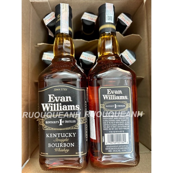 Evan William Đen 700ml