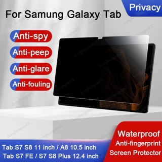 Bao Da Máy Tính Bảng Mặt Nhám Chống Nhìn Trộm Cho Samsung Galaxy Tab S6 Lite 10.4 S7 FE / Plus 12.4 S8 11 A8 10.5 inch