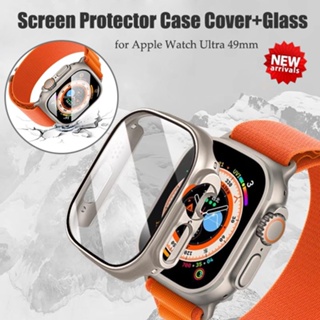 Khung Kính Bảo Vệ Màn Hình Bằng Pc Cho Apple Watch Ultra 49Mm Iwatch Series 8 49Mm