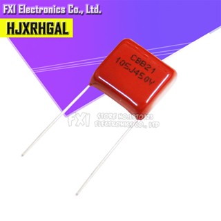 Set 10 Tụ Phim Polypropylene 1uF 450V CBB 15mm 105 450V 1uF Chuyên Dụng Mới