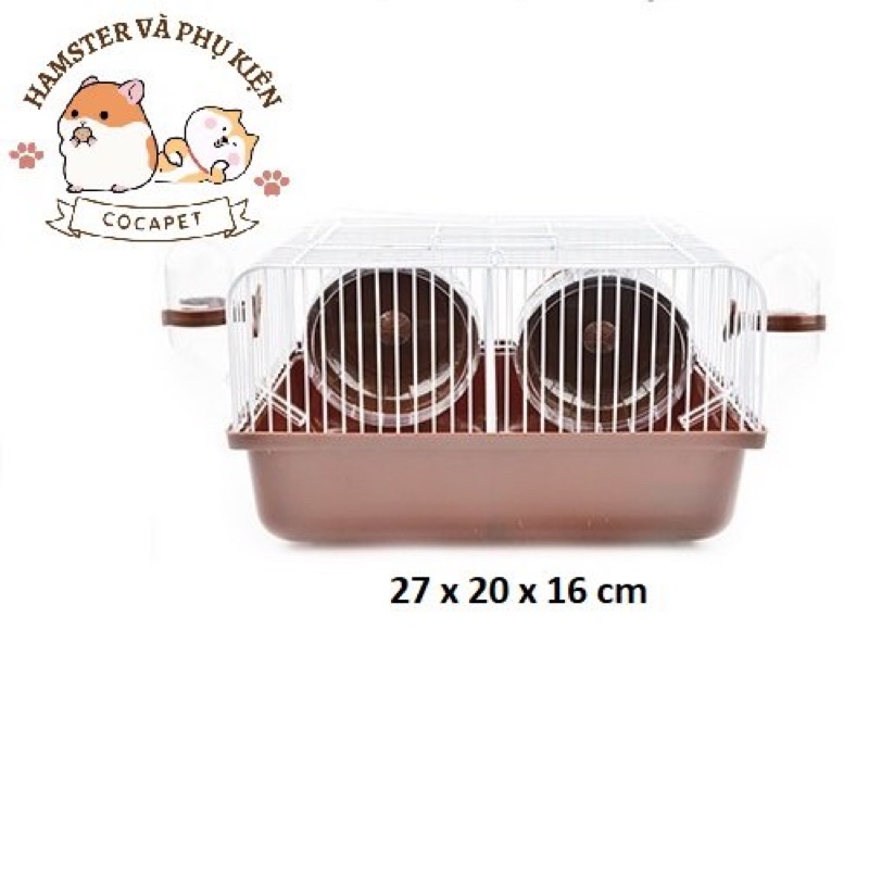 Lồng hamster ngăn đôi (ghép hamster)