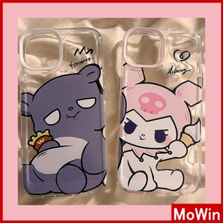 For iPhone 14 Pro Max iPhone Case Soft Case TPU Couple Case Plating Button Shockproof Cute Cartoon Compatible For iPhone 13 Pro Max 12 Pro Max 11 Pro Max 7plus XR xs max 6splus