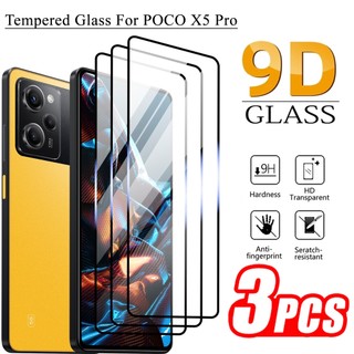 Set 3 Kính Cường Lực Bảo Vệ Màn Hình Điện Thoại Xiaomi Poco X5 X3 X4 M5 pro 5G Poco M4 pro m5s C50 Poko X3 NFC GT F3 M3 pro
