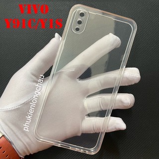 Ốp Lưng Vivo Y1s / Y91c Dẻo Trong Tốt Lâu Ố Vàng