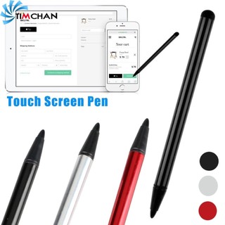 Bút Cảm Ứng Stylus Hai Đầu Bằng Silicon Đa Năng Cho Điện Thoại / Máy Tính Bảng iPad