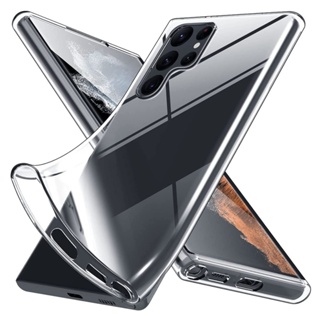 Ốp lưng trong suốt siêu mỏng dành cho Samsung Galaxy S23 Ultra S23 +