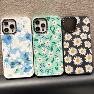Ốp Điện Thoại Silicone Chống Sốc In Hình Hoa Cúc Cho iPhone 14ProMax 13 12 11