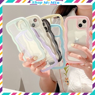 Ốp lưng iphone trong lượn sóng 7 8plus /11/12/13 14/pro max/plus/promax , Hiểu Minh