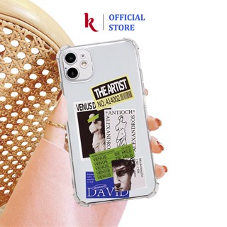 Ốp lưng iphone David TheArtist dẻo trong case 14plus 14 pro max 13 12 promax 11 mini 6 6s 7 8 plus x xr xs Se