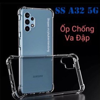 Ốp Lưng Samsung A32 5G Dẻo Trong Suốt Chống Va Đập Có Gù Bảo Vệ 4 Gốc Silicon Cao Cấp